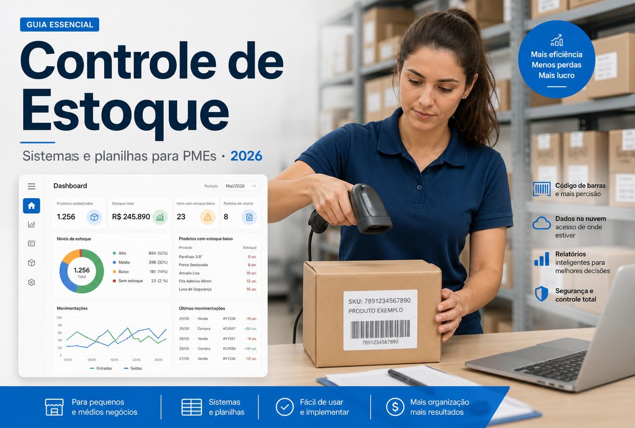 Controle de Estoque: Guia e Comparativo para PMEs